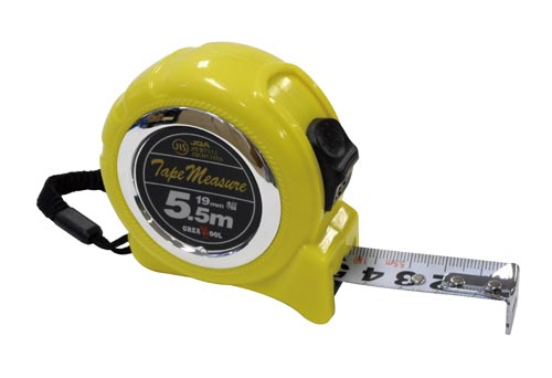 ロック付メジャーJIS付 19mm幅×長さ5.5m