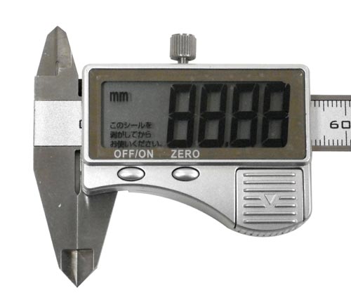 デジタルノギス 極大文字 測定範囲100mm