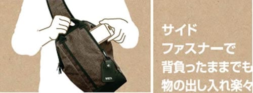 ボディバッグ (デニムブルー)