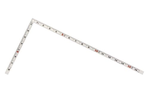 曲尺平ぴた シルバー 50cm/1尺6寸 併用目盛