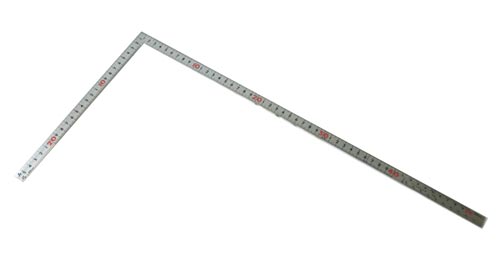 曲尺同厚 シルバー1尺6寸/50cm併用目盛 名作