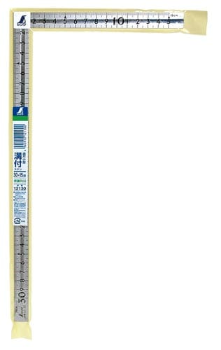 曲尺小型 溝付 ステン 30×15cm 表裏同目