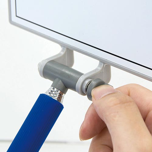 ホワイトボードミニ伸縮式 MCSW「工事名・工種」