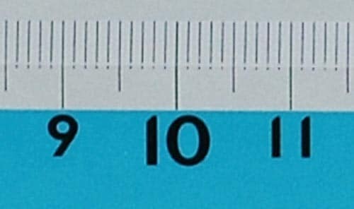 データ読取スケール アクリル製 30cm