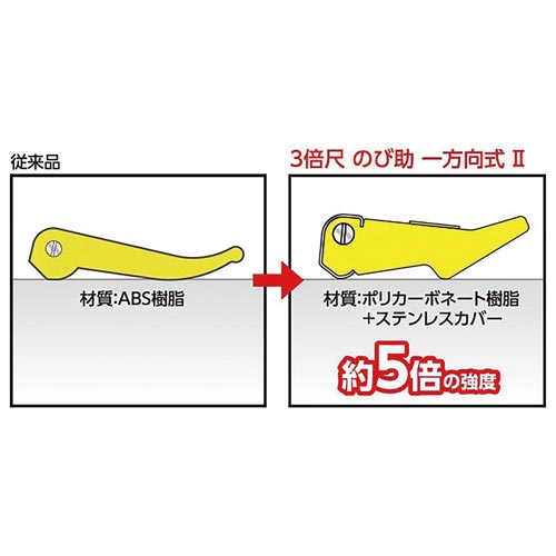 3倍尺 のび助一方向式2 6尺6寸併用目盛 AB