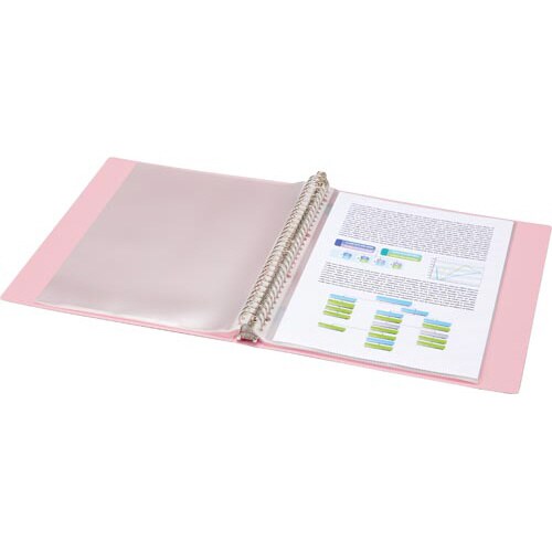 ピックアップクリヤーブック 差替式27mmピンク