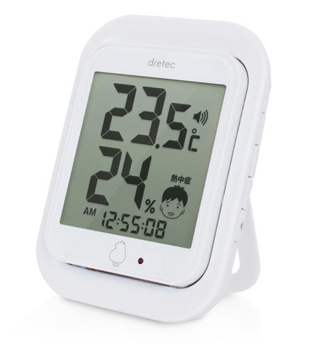 デジタル温湿度計ルーモ ホワイト×3