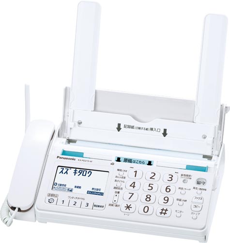 普通紙FAX KX−PD215DW−W 子機2台