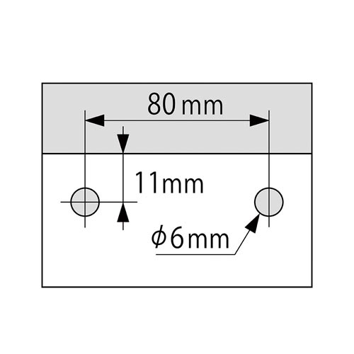 2穴パンチ ブルー