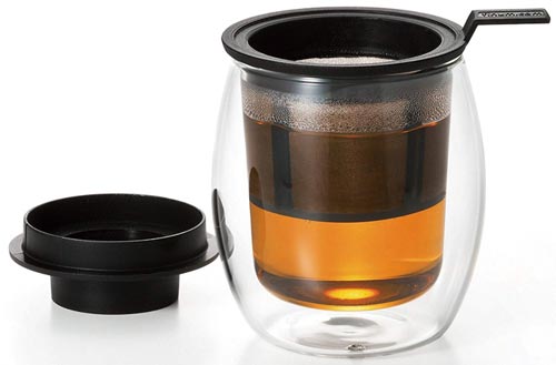 Finum フィルター付二層グラス