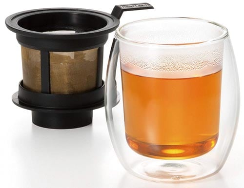 Finum フィルター付二層グラス