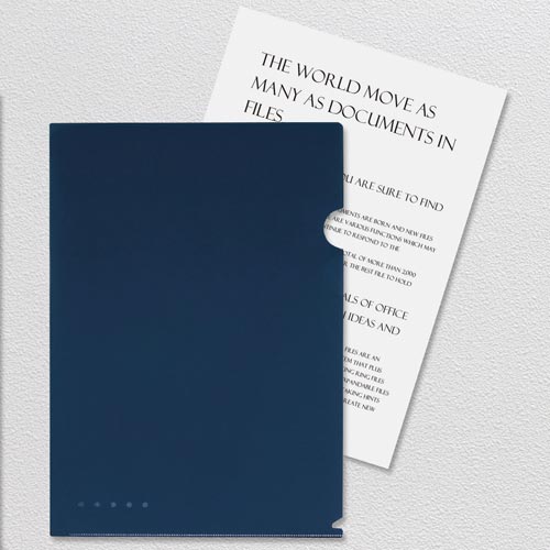 シンプルワーク ブラインドホルダーA4 ブルー