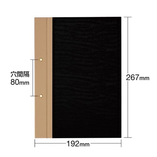 とじ込表紙FL−009TU B5S 2穴×10