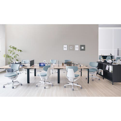 イング クッションラテラル 本体白灰青 硬床用