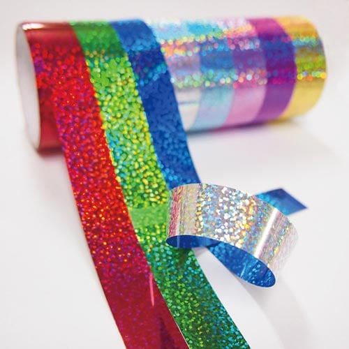 プリズムテープ 幅1.8cm 3m巻 8色 入×6