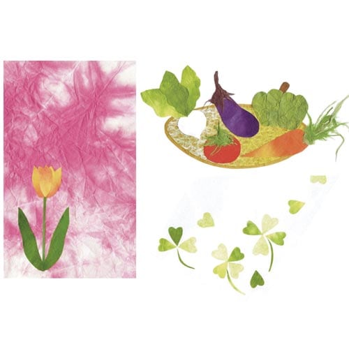 和紙 春雨ぼかし染め 大 12色 12枚入×2