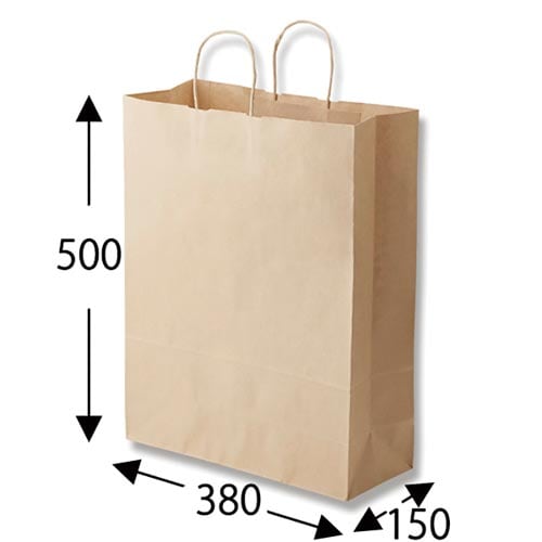 25チャームバッグ KA 未晒無地 50枚