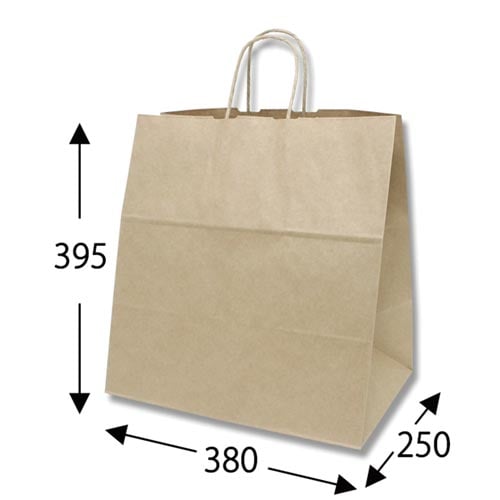 25チャームバッグ 38−4 未晒無地 50枚