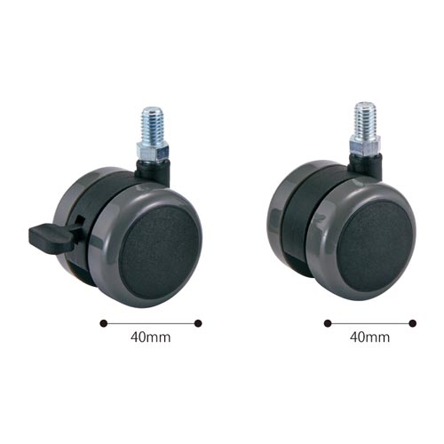 TT−Lデスク用キャスター4個セット(ストッパー2