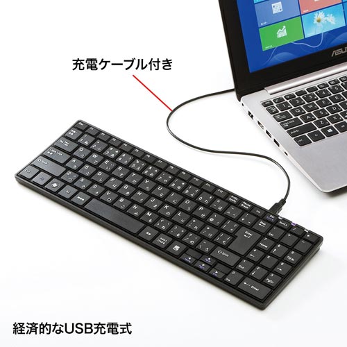 Bluetoothスリムキーボード パンタグラフ式