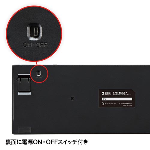 Bluetoothスリムキーボード パンタグラフ式
