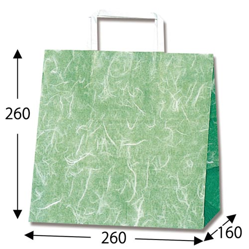 H25チャームバッグ E判 雲竜 緑 50枚