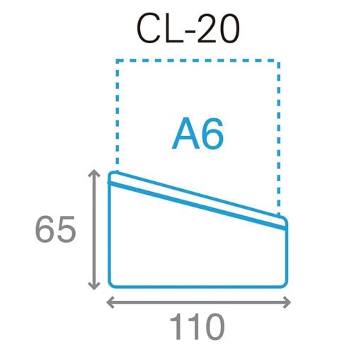 ファイリングポケット A6×5