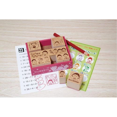 ちびまる子ちゃん 木製ごほうびスタンプ2