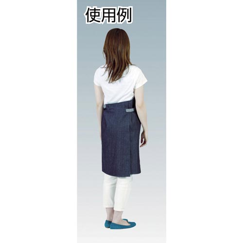 腰すっぽりジーンズエプロン