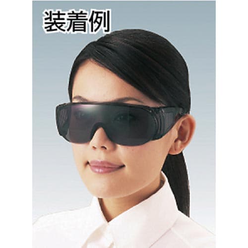 TRUSCO一眼ラウンド型防塵メガネ透明透明
