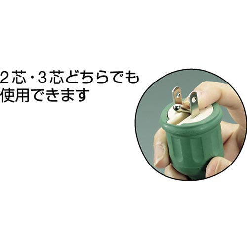 アース付投光器ポッキンプラグ付コード5m500W