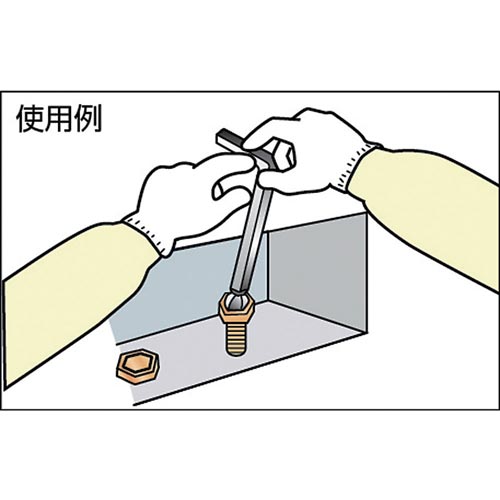 TRUSCOボールポイント式六角棒レンチ7本組