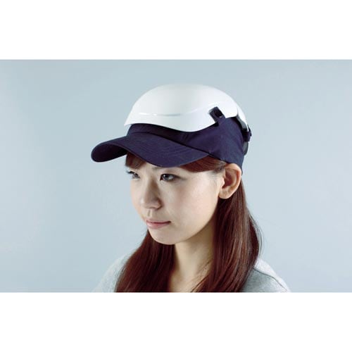 防災用セーフティ帽子キャメットホワイト