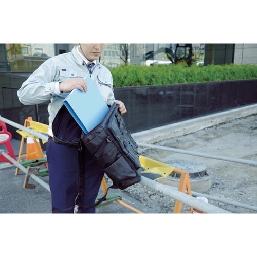 プロ用軽量ボックス型リュックショルダーコンテナ