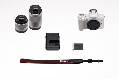 ミラーレス一眼カメラ EOSKISSMWH−WZK