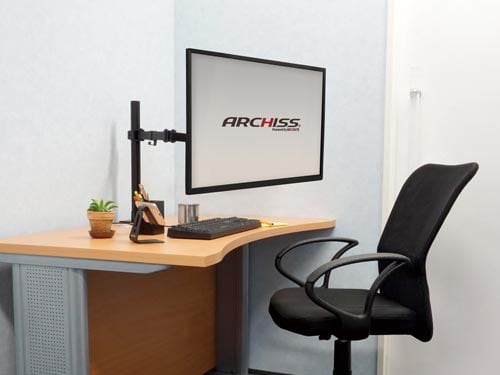 水平5軸液晶モニターアーム