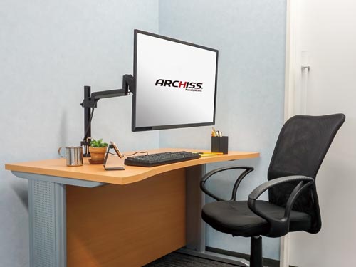 ガススプリング式 4軸液晶モニターアーム