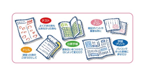 スタンプ 木製英語評価印セット