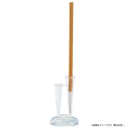 筆立て プラ筆立 2本立