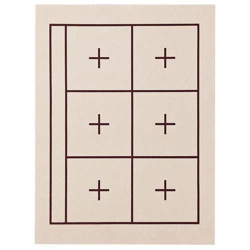 下敷 書道用 下敷き 規格判 ベージュ マス入