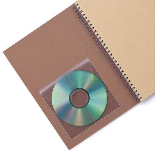 CDポケット マット付 粘着