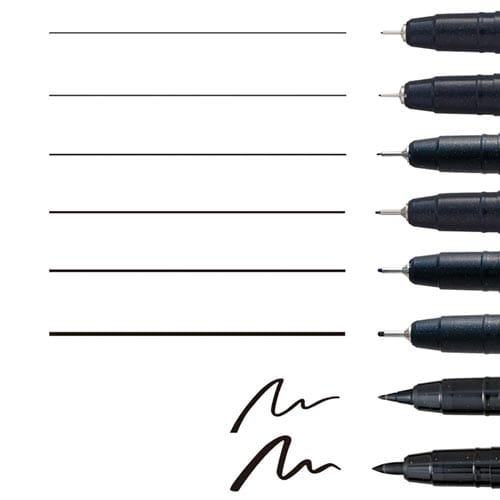 線書きペン ZIG MANGAKA BLACK