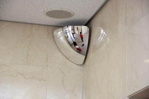 広角ミラー コーナー用 340×330mm