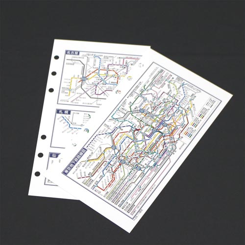 手帳リフィル キーワード 地下鉄路線図 聖書