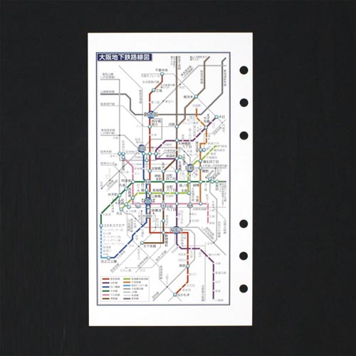 手帳リフィル キーワード 地下鉄路線図 聖書