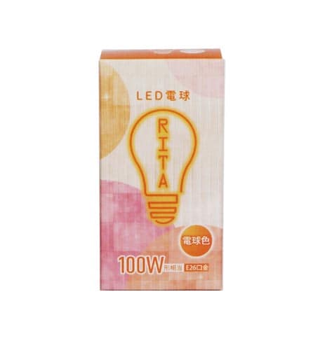 LED一般形電球 E26 100W 電球色