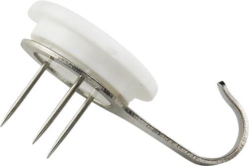 3本針式ピンフック 耐荷重7kg 2個入