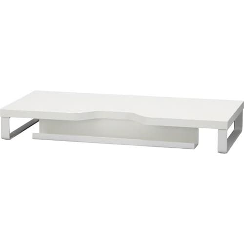 Katazukケーブル収納付机上台幅520白