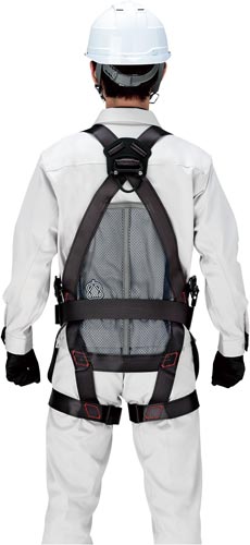 胴ベルト付メッシュハーネスMHF−F1K−AS−L