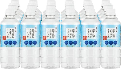 純天然のアルカリイオン水金城の華500ml24本